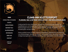 Tablet Screenshot of climb-inn.de